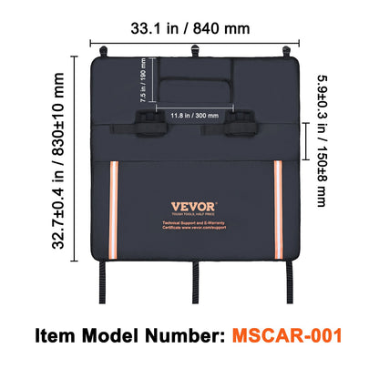 33-inch Tailgate Pad 2-Bike Pickup Truck Bed Tailgate Pad Protector Cover