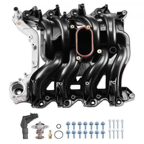 Intake Manifold, with Gasket, Engine Intake Manifold Assembly Compatible with 2000-2004 Ford F150/F250/F350, Replace 615-188, AC2Z-9424-A, 2L1Z-9424-AA, 4C2Z-9424-CA, 5C2Z-9424-AA, 9C2Z-9424-AA