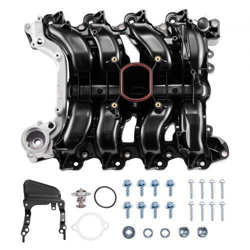 Intake Manifold, with Gasket, Engine Intake Manifold Assembly Compatible with 2001-2011 Crown Victoria, Replace 615-175, 1L2Z-9424-EF, 1W7Z-9424-AB, 3W7Z-9424-AA, 3W7Z-9424-AD, 3W7Z-9424-AE