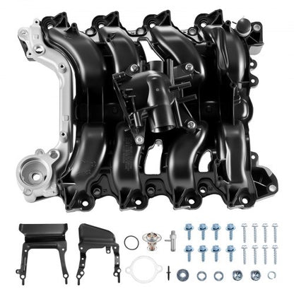 Intake Manifold, with Gasket, Engine Intake Manifold Assembly Compatible with 2007-2008 Ford F-150 / E-150 / E-250, Automotive Engine Replacement Kit Replace 615-375, 7L3Z-9424-B, 7L3Z-9424-F