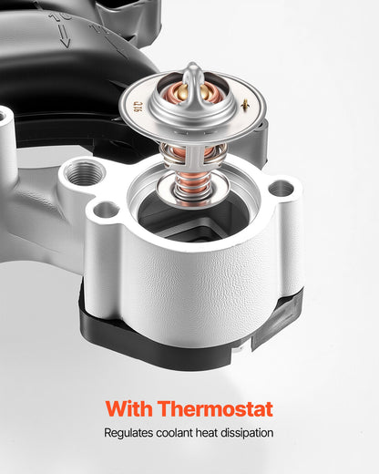 Intake Manifold, with Gasket, Engine Intake Manifold Assembly Compatible with 2007-2008 Ford F-150 / E-150 / E-250, Automotive Engine Replacement Kit Replace 615-375, 7L3Z-9424-B, 7L3Z-9424-F