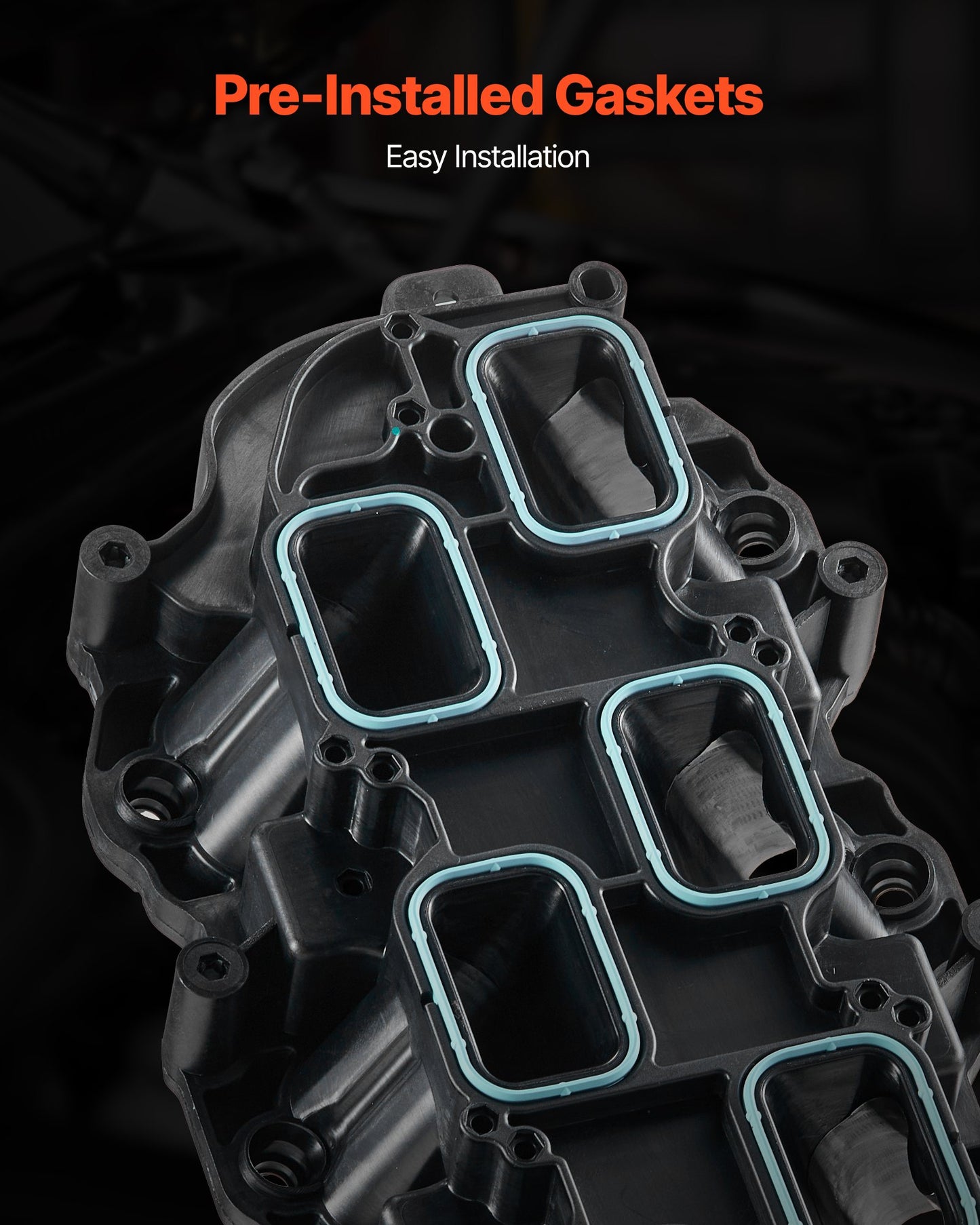 Intake Manifold, with Gasket, Engine Intake Manifold Assembly Compatible with 2011-2015 Grand Cherokee, Manifold Replacement Replace 3009-167ALU, 051 841 99 AF, 051 841 99 AD, 051 841 99 AE