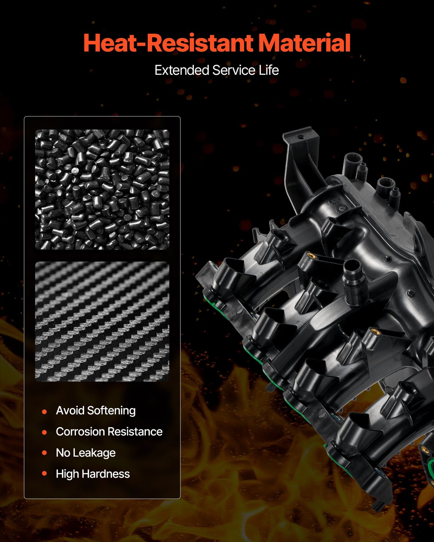 Intake Manifold, with Gasket, Engine Intake Manifold Assembly Compatible with 2013-2019 Buick Encore, Replacement Replace 615-380, 55577314, 55573168, 55581014, 25200449, 25200450, 25299449