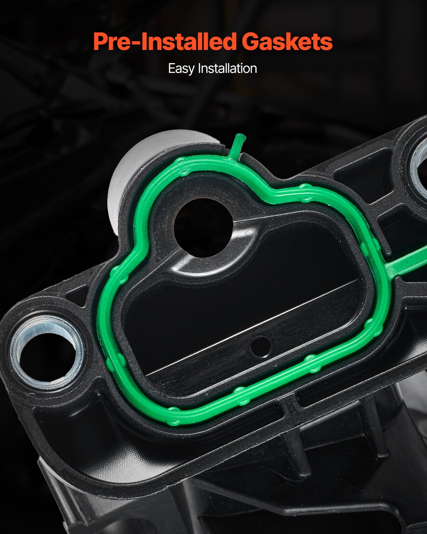 Intake Manifold, with Gasket, Engine Intake Manifold Assembly Compatible with 2013-2019 Buick Encore, Replacement Replace 615-380, 55577314, 55573168, 55581014, 25200449, 25200450, 25299449