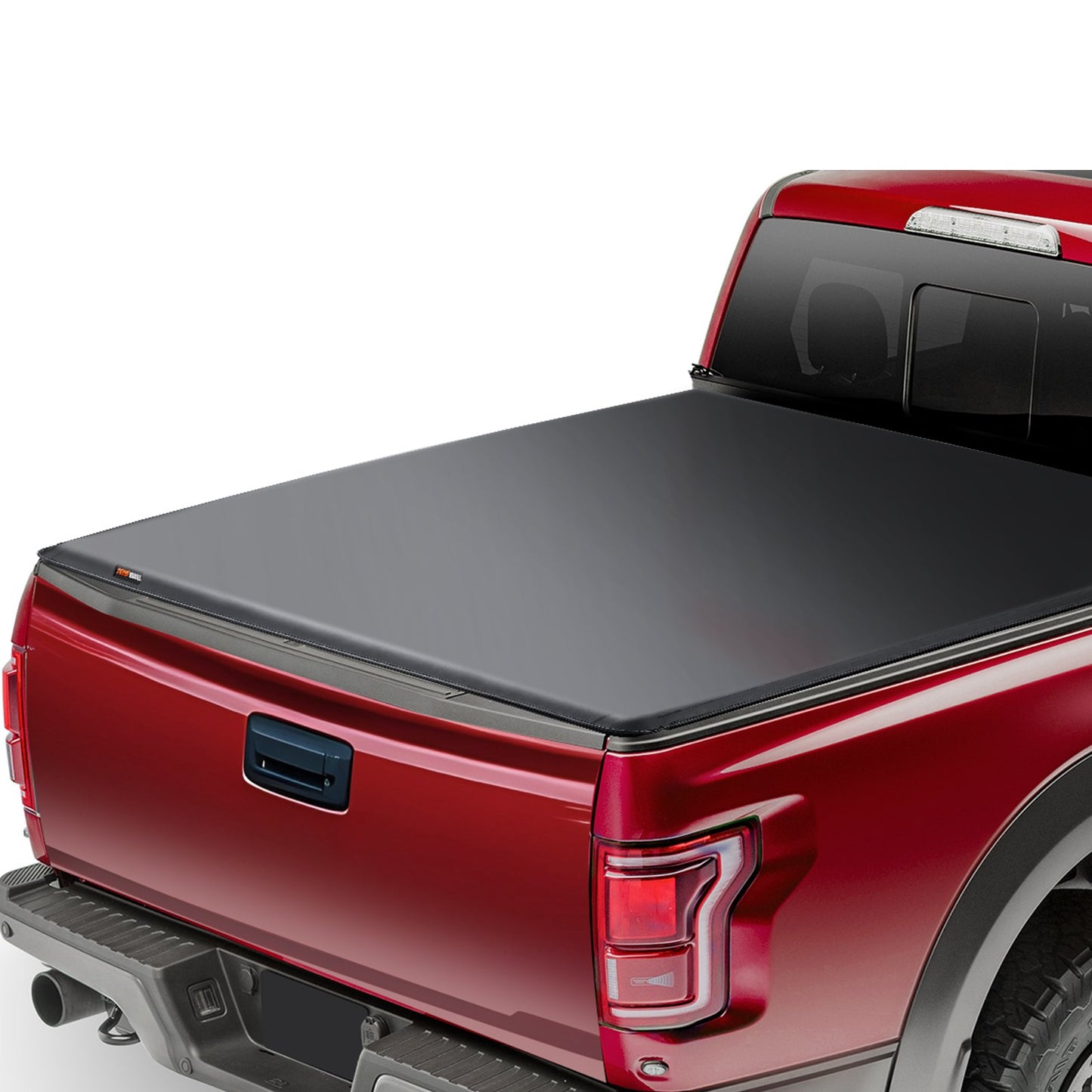 Ladeflächenabdeckung, Rollbare Ladeflächenabdeckung, Kompatibel mit 2019-2024 Chevy Silverado GMC Sierra 1500 (NICHT PASSEND für 19-24 Classic) Ladefläche, für 1,77 x 1,60 m große Ladeflächen, Weiches PVC, Rollbare Ladeflächenabdeckung