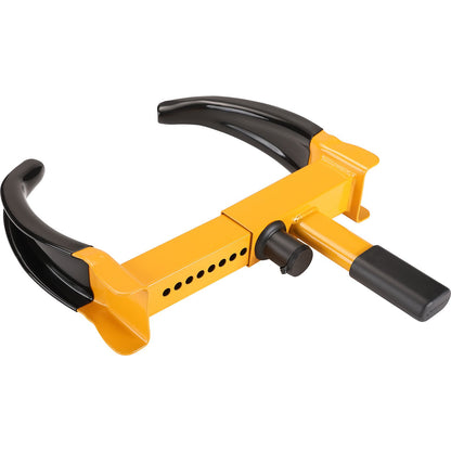 Hjullås, 2-pack Universal Hjulklämma Lås, Justerbar Stöldskydd Trailer Lock Hjulklämma, Kraftig stål Däcklås för ATV RV SUV Bil Golf Cart Båtar Motorcyklar, med 6 nycklar