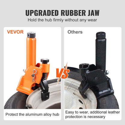 Manual Tire Bead Breaker, 38"-42" Tires Changer Tool with Rubber Pad, Protect Aluminum Alloy Hubs, Easy-Operated Tire Repair Tool for ATVs/UTVs, Tractors, Trucks, Cars, Heavy Duty Tires