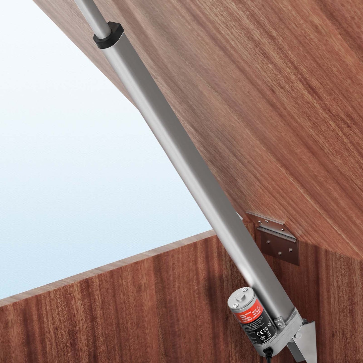 Linear Actuator 12V, 18 Inch High Load 330lbs/1500N Linear Actuator, 0.19"/s Linear Motion Actuator with Mounting Bracket and IP54 Protection