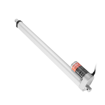 Linear Actuator 12V, 18 Inch High Load 330lbs/1500N Linear Actuator, 0.19"/s Linear Motion Actuator with Mounting Bracket and IP54 Protection