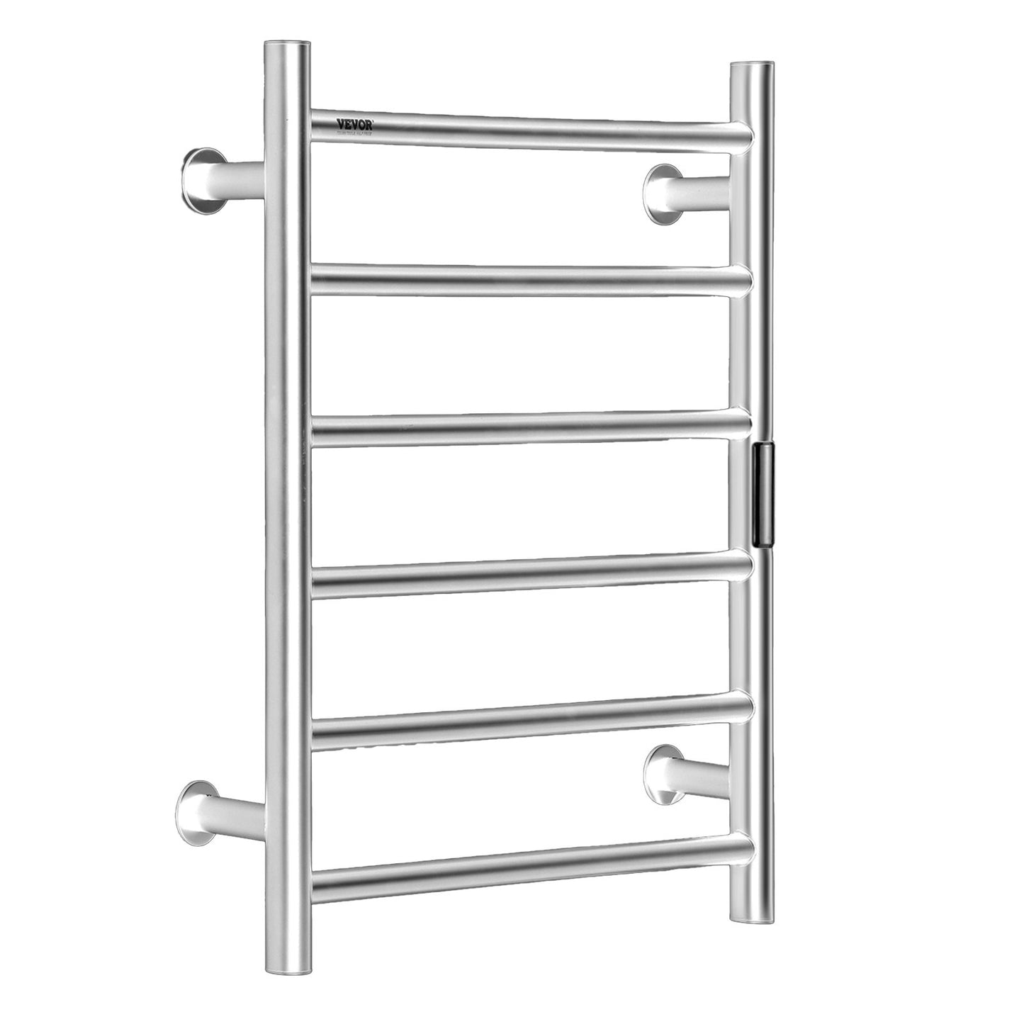 6-bars handdukstorkställ Väggmonterat handduksställ för badrum i silver