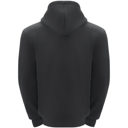 Heated Hoodie Sweatshirt Zip Up Unisex med batteri för män och kvinnor S Svart