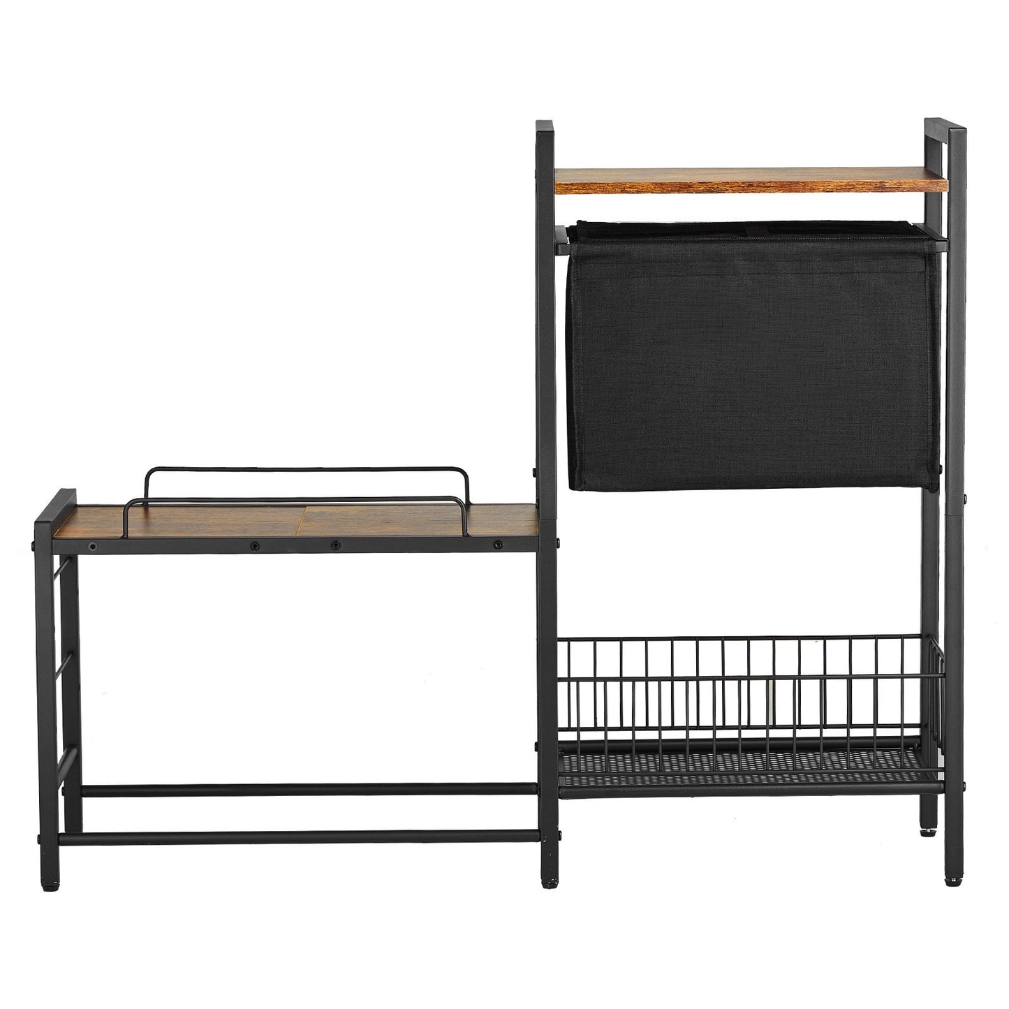 Futterstation für Haustiere mit Aufbewahrung von Hundefutter und Spielzeug-Organizer, erhöhte Hundenäpfe