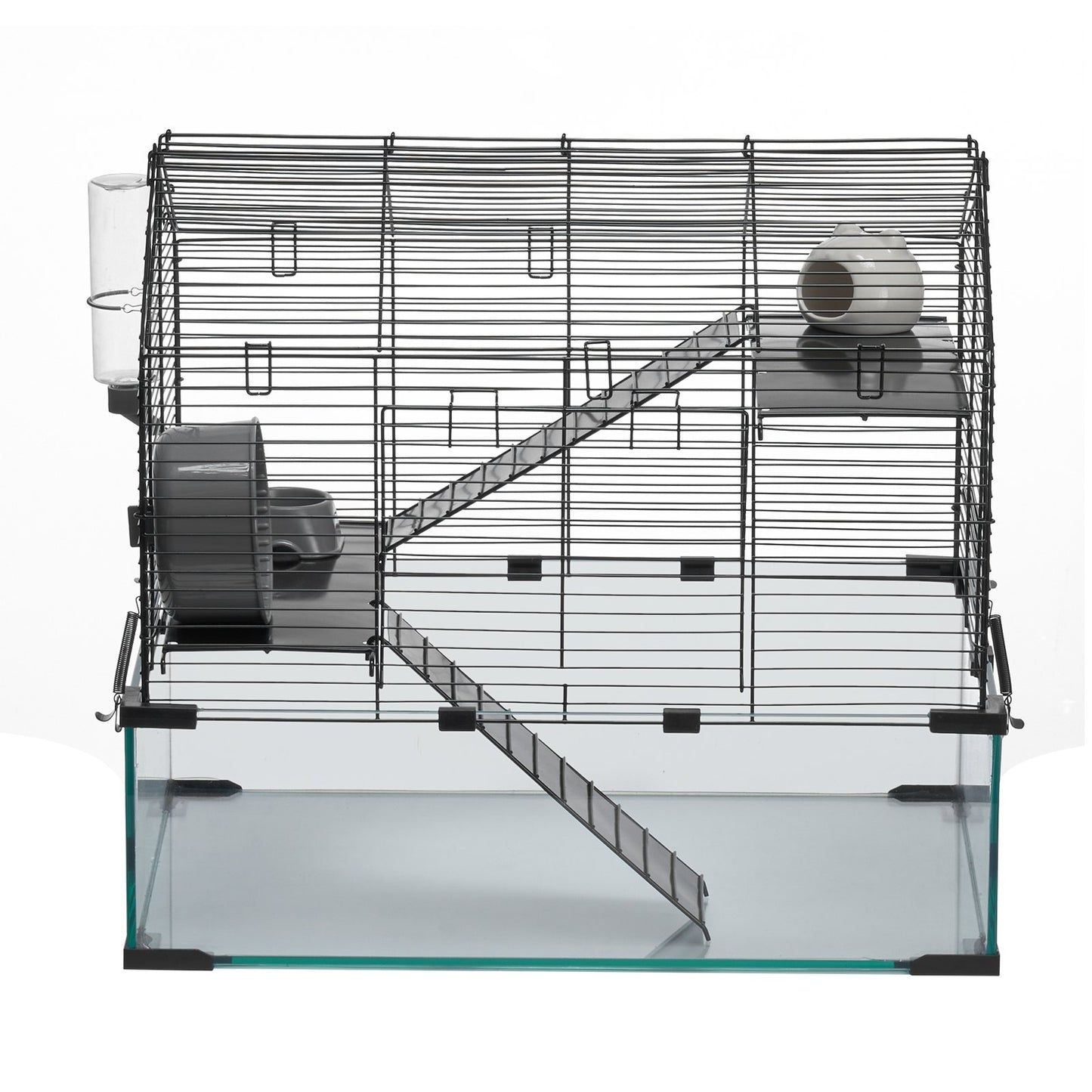 Wire Hamster Cage Habitat 22.8in Small Animal House for Rodents