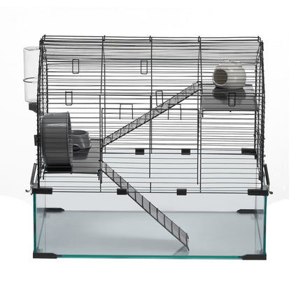 Wire Hamster Cage Habitat 22.8in Small Animal House for Rodents