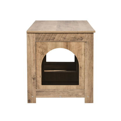 Katzentoilettengehäuse Holz Katzentoilette Möbel versteckt 2 Zimmer Greige