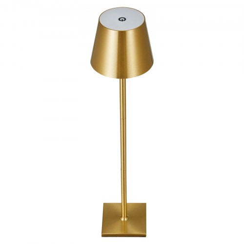 Sladdlös Bordslampa 2 ST Uppladdningsbar Batterilampa Justerbar Höjd Guld