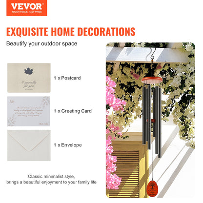 Windspiele für den Außenbereich, 1042 mm, Aluminium, Gedenk-Windspiele mit tiefem Ton