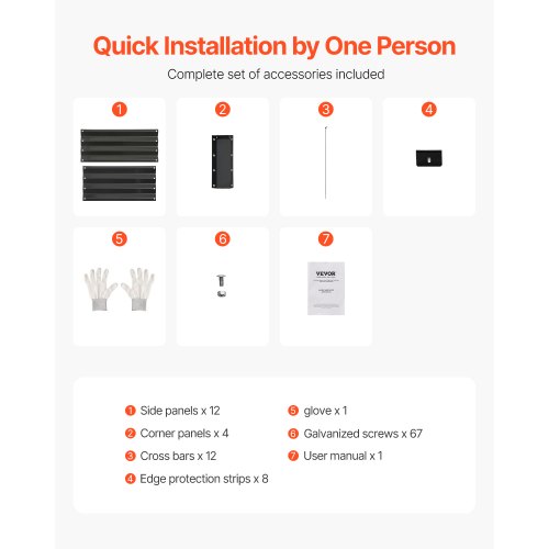 Upphöjd trädgårdsbädd i metall 2,4x1,2x3,6 m förzinkad blomlåda mörkgrå |  EU