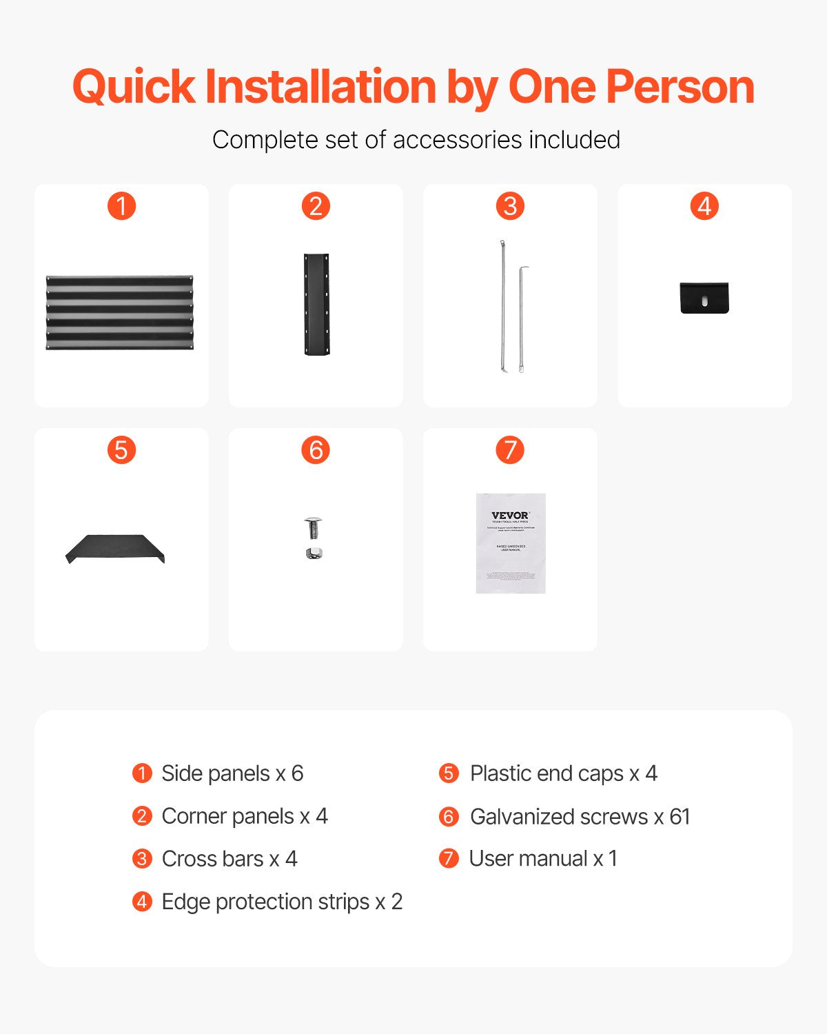 Metall angehoben Garten Bett 6x3x1.5ft Outdoor Galvanisiert Pflanzer Box Dark Grey