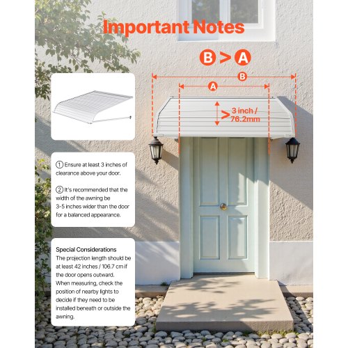 Fönstermarkis Dörrmarkis 40x42 i aluminiumlegering Ytterdörrsmarkiser