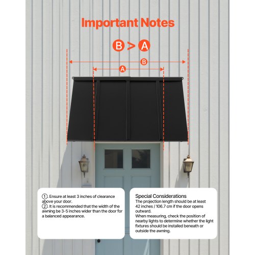 Fönstermarkis Dörrtak 44x24 tum Utomhus Terrass Stål Ytterdörr Markiser