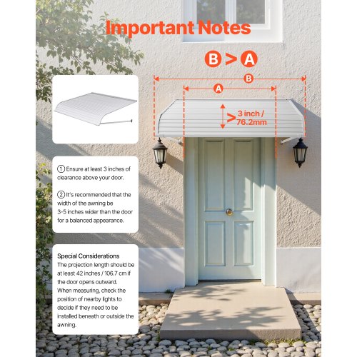 Fönstermarkis Dörrmarkis 48x42 i aluminiumlegering Markiser för ytterdörrar