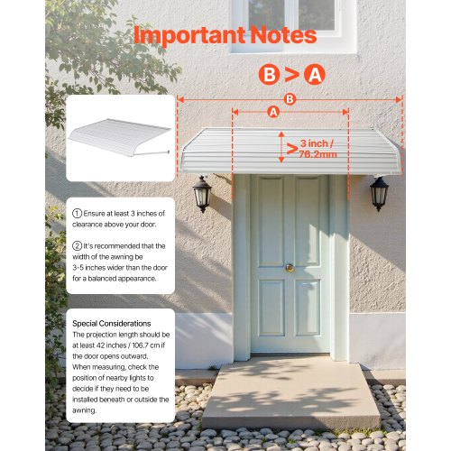 Fönstermarkis Dörrmarkis 60x42 i aluminiumlegering Markiser för ytterdörrar