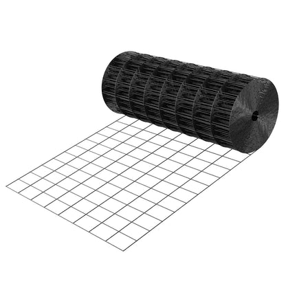 Hardware Cloth 24 in x 25 ft, 2 x 3 in Mesh 16 Gauge Galvanized Wire Mesh Roll, Weather-Resistant Vinyl Coated Chicken Wire Fencing, Heavy Duty Welded Garden Plant Fencing for Rabbit Cage Snake