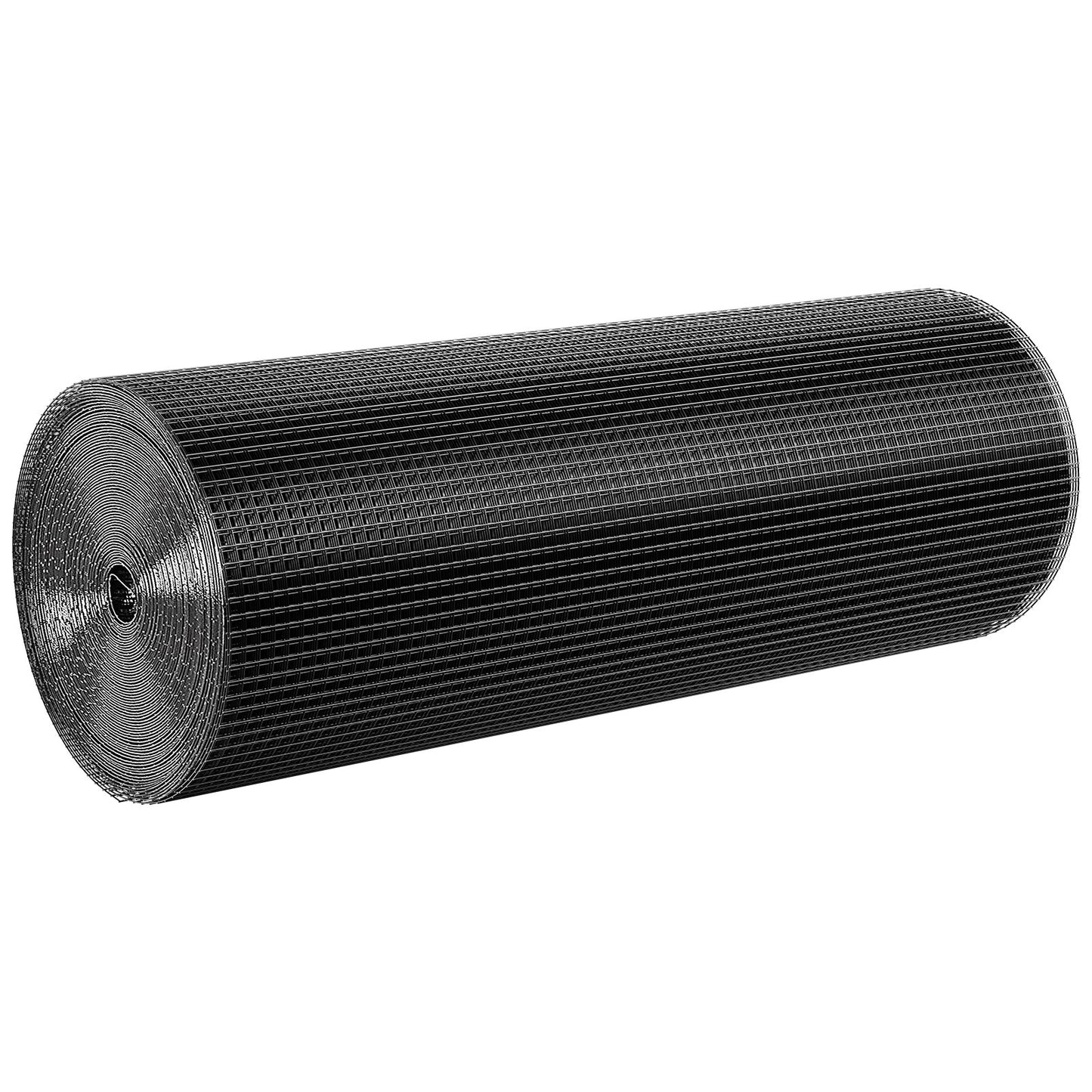 Hardware Cloth 24 in x 50 ft, 1/2 in 19 Gauge Galvanized Wire Mesh Roll, Weather-Resistant Vinyl Coated Chicken Wire Fencing, Heavy Duty Welded Garden Plant Fencing for Rabbit Cage Snake Fence