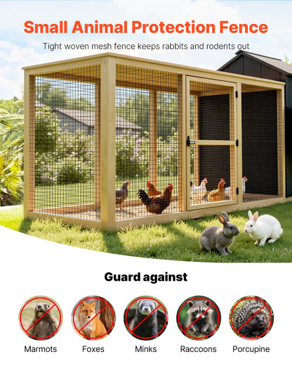 Hardware Cloth 36 in x 25 ft, 2 x 3 in Mesh 16 Gauge Galvanized Wire Mesh Roll, Weather-Resistant Vinyl Coated Chicken Wire Fencing, Heavy Duty Welded Garden Plant Fencing for Rabbit Cage Snake