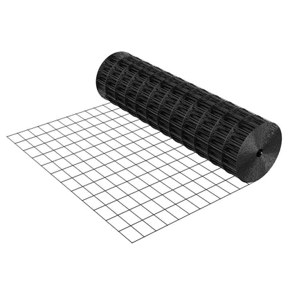 Hardware Cloth 36 in x 25 ft, 2 x 3 in Mesh 16 Gauge Galvanized Wire Mesh Roll, Weather-Resistant Vinyl Coated Chicken Wire Fencing, Heavy Duty Welded Garden Plant Fencing for Rabbit Cage Snake