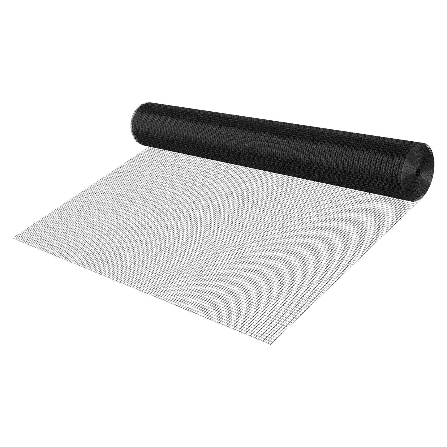 Hardware Cloth 72 in x 100 ft, 1/2 in 19 Gauge Galvanized Wire Mesh Roll, Weather-Resistant Vinyl Coated Chicken Wire Fencing, Heavy Duty Welded Garden Plant Fencing for Rabbit Cage Snake Fence