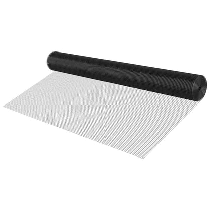 Hardware Cloth 72 in x 50 ft, 1/2 in 19 Gauge Galvanized Wire Mesh Roll, Weather-Resistant Vinyl Coated Chicken Wire Fencing, Heavy Duty Welded Garden Plant Fencing for Rabbit Cage Snake Fence