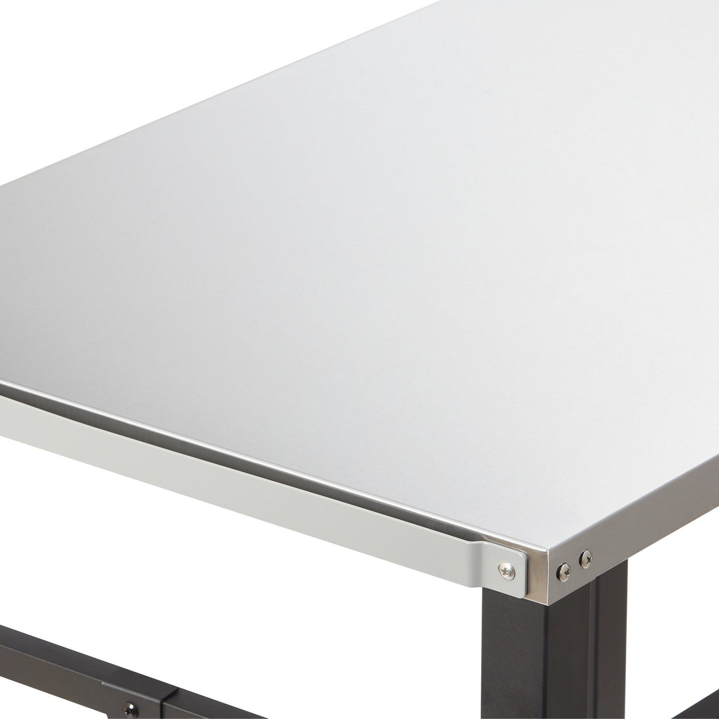 Outdoor-BBQ-Imbisswagen mit Doppelablage, beweglicher Grilltisch, multifunktionale Tischplatte aus Edelstahl, tragbare modulare Pizzaofenwagen, Arbeitstisch mit 2 Rädern, Tragegriff