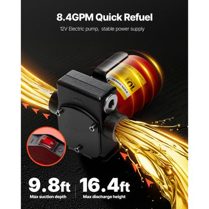 30-Gallonen-Kraftstoffkanister für Benzin und Diesel mit Handpumpe, rot