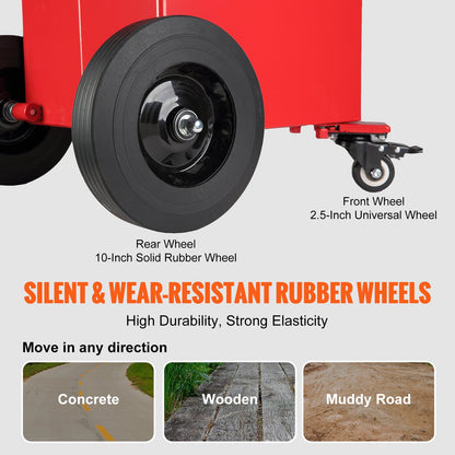 30 Gallon Fuel Caddy Bärbar lagringstank 23,5 L/min med 180W pump