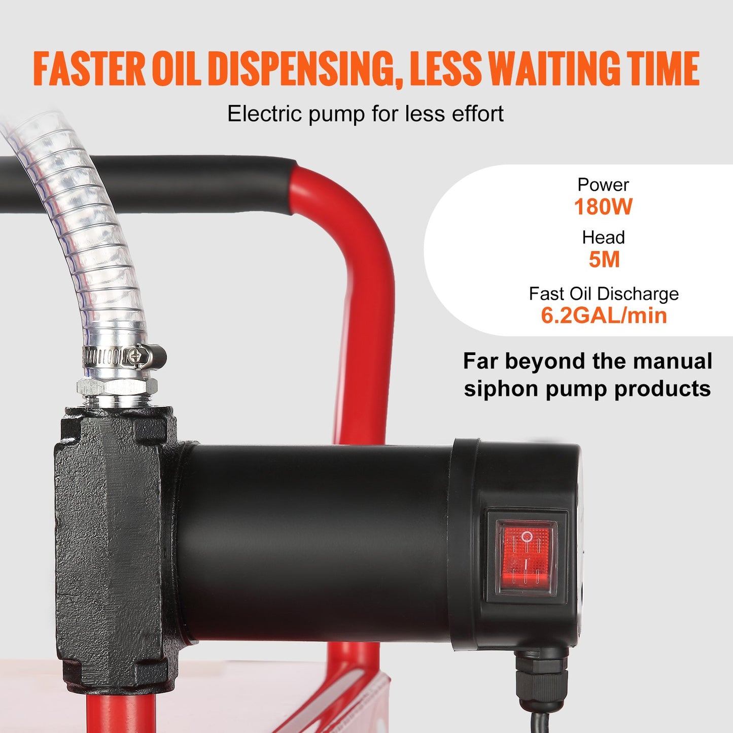 30 Gallon Fuel Caddy Bärbar lagringstank 23,5 L/min med 180W pump