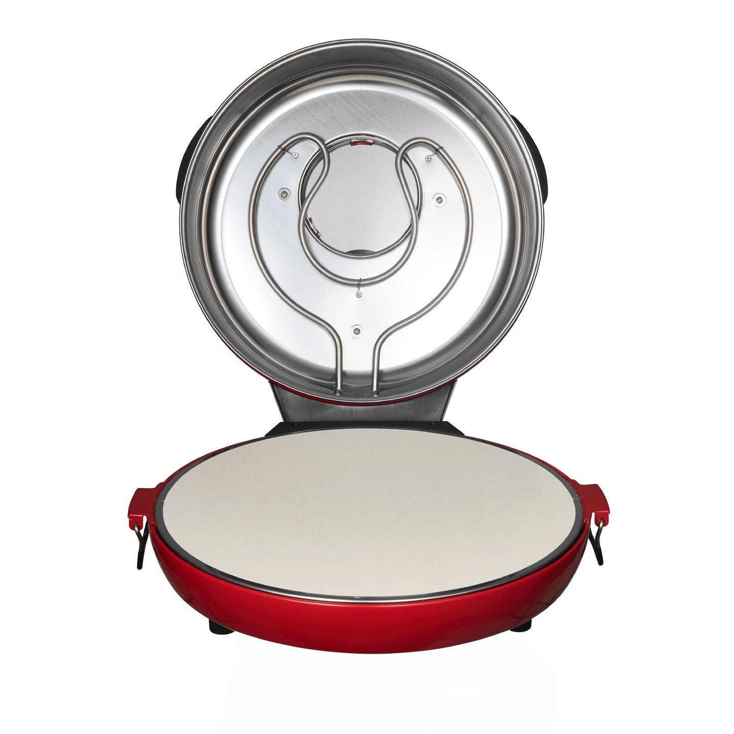 Pizza Oven, 14 in Electric Pizza Maker, 1600W Electric Pizzas Cooker with Cordierite Stone, 5-Mode Temperature Control, Viewing Window for Precise Cooking, Heats up to 698 ˚F, for Home Kitchen