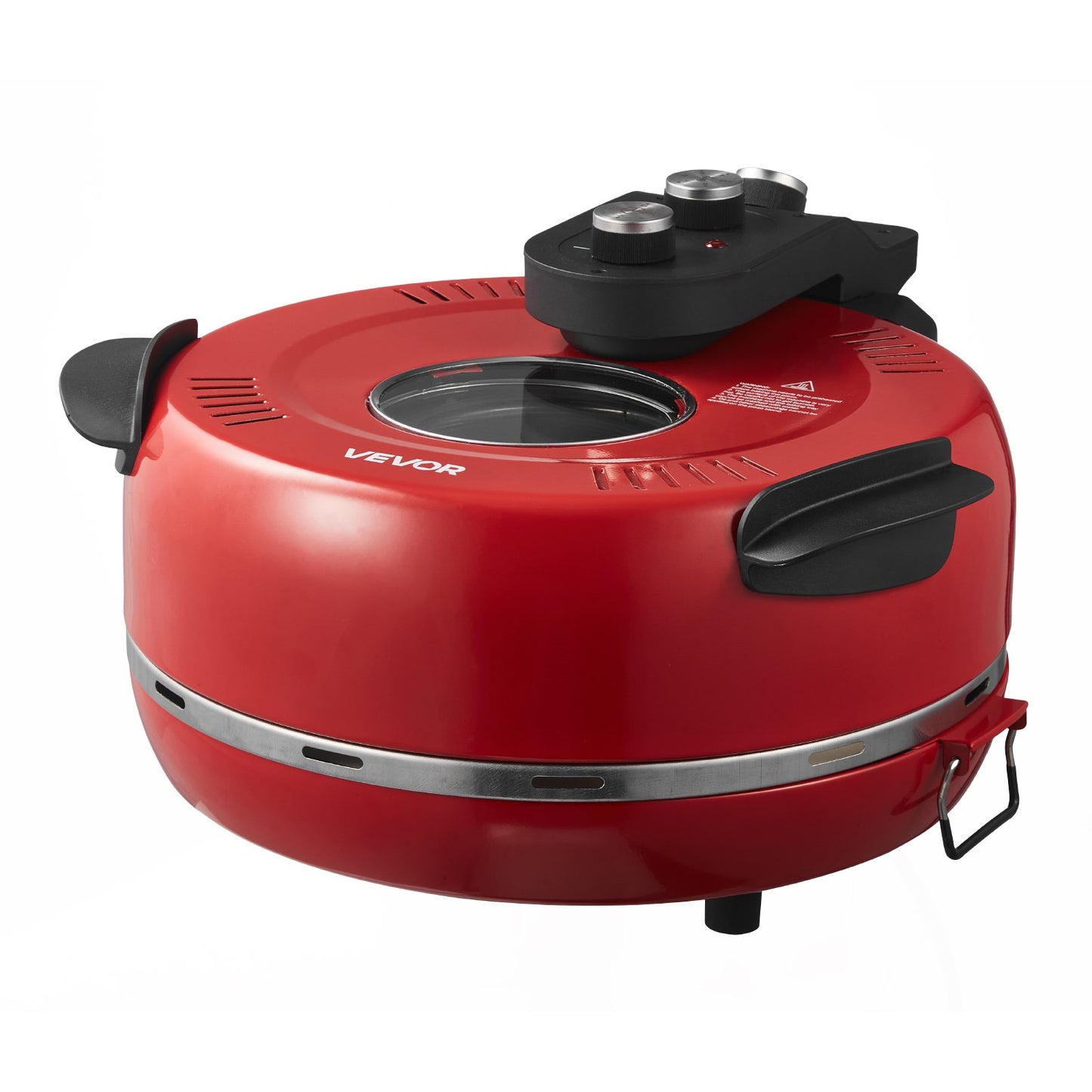 Pizza Oven, 14 in Electric Pizza Maker, 1600W Electric Pizzas Cooker with Cordierite Stone, 5-Mode Temperature Control, Viewing Window for Precise Cooking, Heats up to 698 ˚F, for Home Kitchen