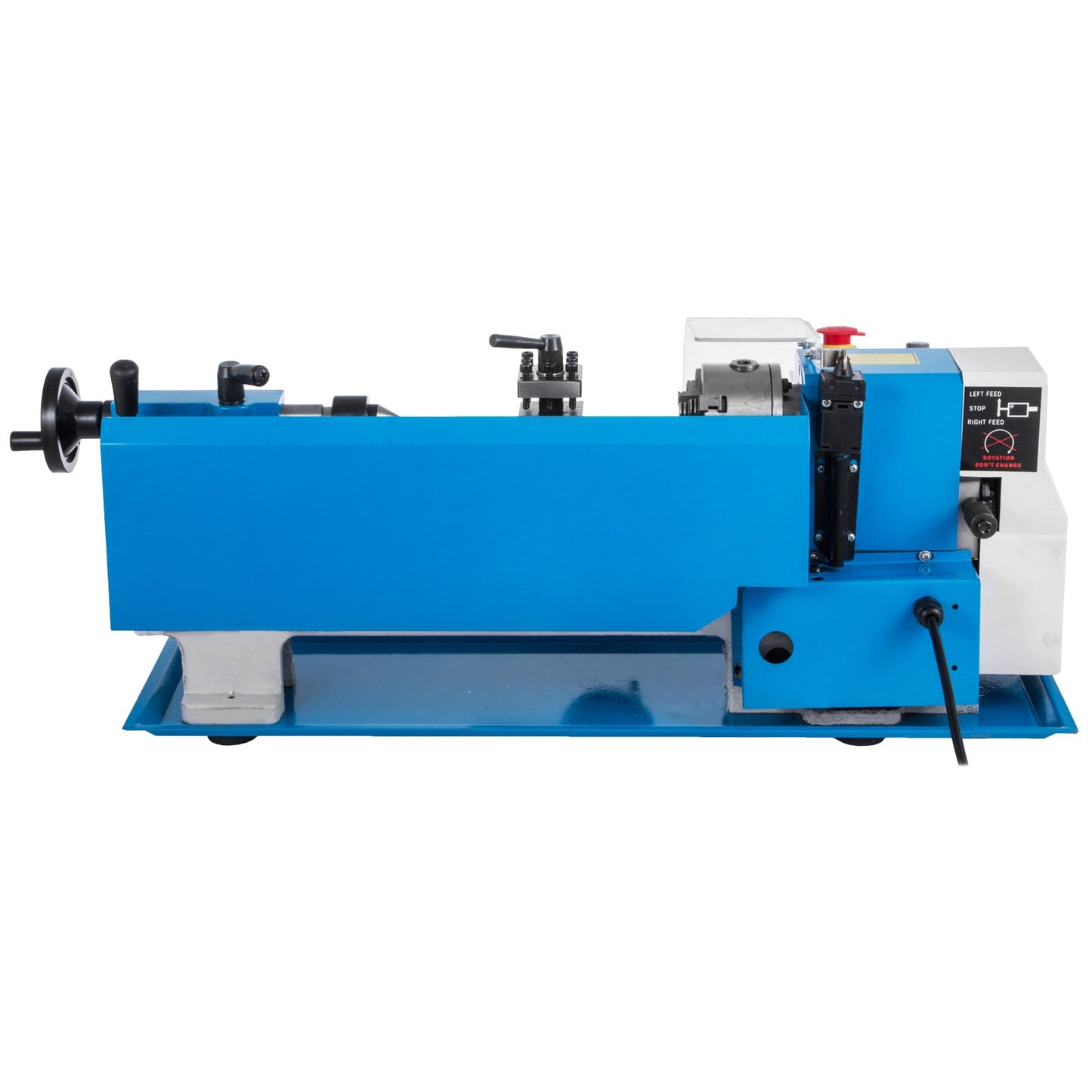 Metal Lathe 7"x12",Precision Bench Top Mini Metal Lathe 550W, Metal Lathe Variable Speed 50-2500 RPM Nylon Gear With A Movable Lamp for Precision Parts Processing