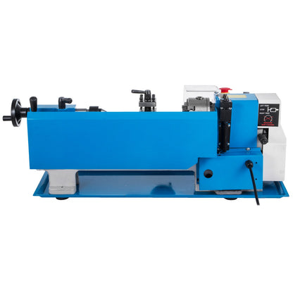 Metal Lathe 7"x12",Precision Bench Top Mini Metal Lathe 550W, Metal Lathe Variable Speed 50-2500 RPM Nylon Gear With A Movable Lamp for Precision Parts Processing
