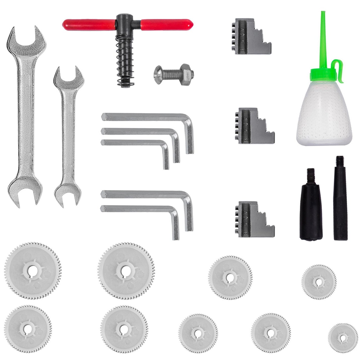 Metal Lathe 7"x12",Precision Bench Top Mini Metal Lathe 550W, Metal Lathe Variable Speed 50-2500 RPM Nylon Gear With A Movable Lamp for Precision Parts Processing