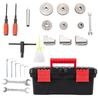 Mini metal lathe 750W metal lathe with variable speed 50 to 3000 rpm Precision lathe 220 x 600 mm for metal lathe for counter turning