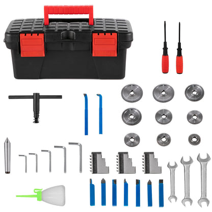 Compact Metal Lathe, 8"x14", Adjustable Speed 2250 RPM, 650W Power, Precision Engineering Lathe for Metalworking, Ideal for Crafting Different Metals