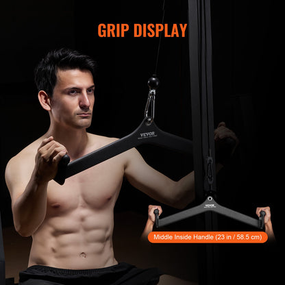 LAT Pulldown Bar Trizeps Griff Befestigung V-bar Kabel Maschine für Home Gym
