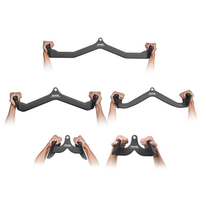 LAT Pulldown Bar Handtag Attachment V-bar T-bar kabelmaskin för Home Gym