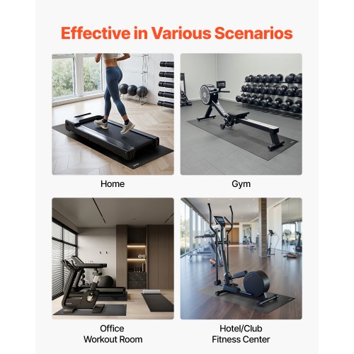 Laufbandmatte für Teppich 6 mm dick 760x1525 mm Trainingsmatte für Geräte