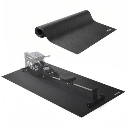 Treadmill Mat for Carpet Floor, 35.5" x 78.7" x 0.16" Exercise Equipment Mat for Treadmills, Elliptical, Rowing Machine, High Density PVC Floor Protector, Waterproof and Non-slip for Home Gym
