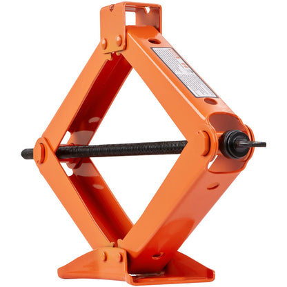 Scissor Jack, 2,5 Ton/5512 lbs Scissor Car Jack, 3,7"-17,1" Lifting Range Scissor Lift Jack med spärrhandtag och L-skiftnyckel, bärbar däckdomkraft för bilar Lastbilar Sedans MPVs