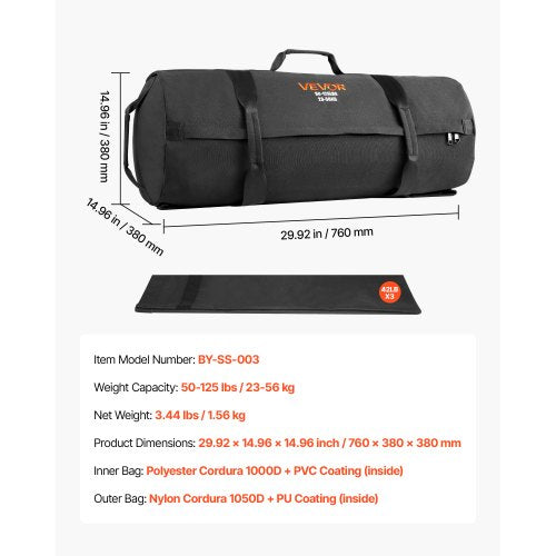 Workout Sandbag Robust Fitness Bag for CrossFit and Weight Training